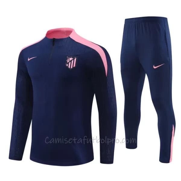 Conjunto de sudadera de entrenamiento Atlético Madrid Hombre 24/25 Navy