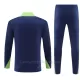 Conjunto de sudadera de entrenamiento Brasil Hombre 24/25 Navy