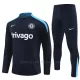 Conjunto de sudadera de entrenamiento Chelsea Hombre 24/25 Negro