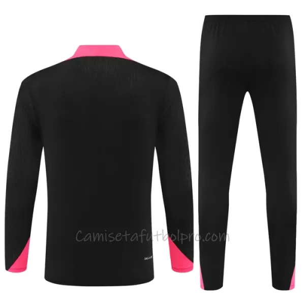 Conjunto de sudadera de entrenamiento Chelsea Hombre 24/25 Negro