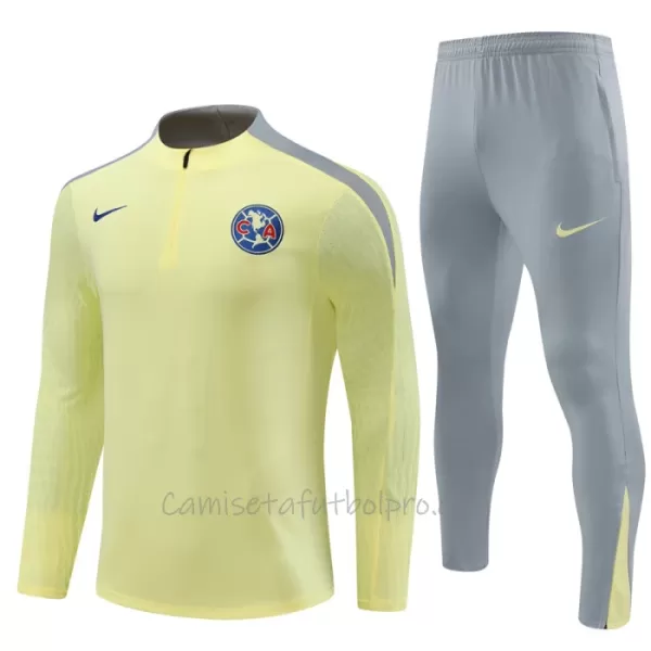 Conjunto de sudadera de entrenamiento Club América Hombre 24/25 Amarillo