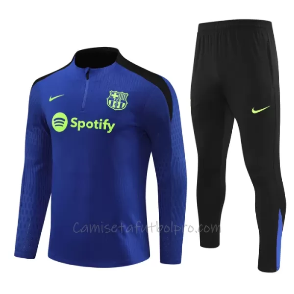 Conjunto de sudadera de entrenamiento FC Barcelona Hombre 24/25 Azul