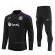 Conjunto de sudadera de entrenamiento FC Barcelona Hombre 24/25 Negro