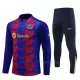 Conjunto de sudadera de entrenamiento FC Barcelona Niños 24/25 Azul