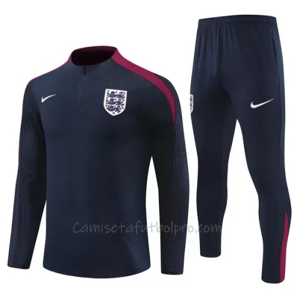 Conjunto de sudadera de entrenamiento Inglaterra Hombre 24/25 Negro