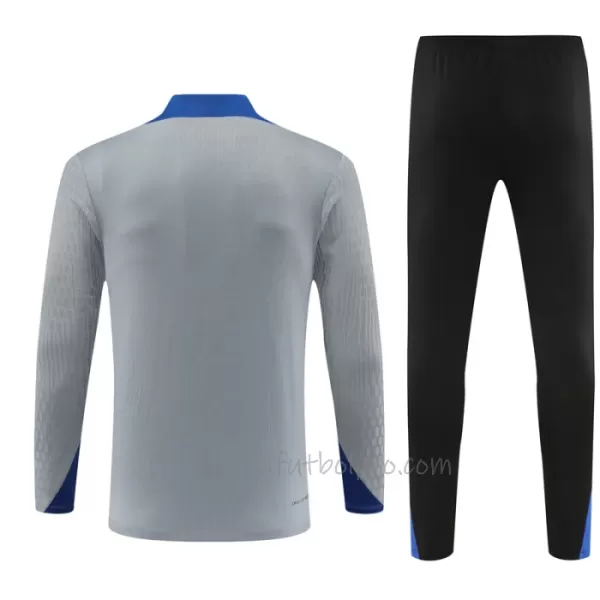 Conjunto de sudadera de entrenamiento Inter de Milán Hombre 24/25 Gris