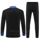 Conjunto de sudadera de entrenamiento Inter de Milán Hombre 24/25 Negro