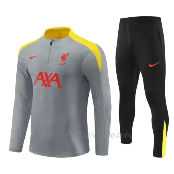 Conjunto de sudadera de entrenamiento Liverpool Hombre 24/25 Gris