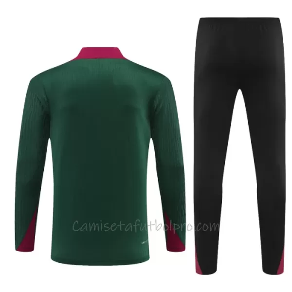 Conjunto de sudadera de entrenamiento Paris Saint-Germain Hombre 24/25 Verde