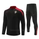 Conjunto de sudadera de entrenamiento Portugal Hombre 24/25 Negro