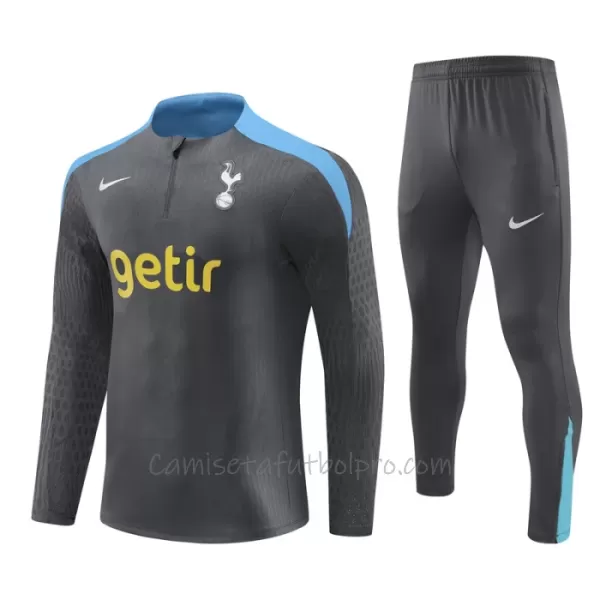 Conjunto de sudadera de entrenamiento Tottenham Hotspur Hombre 24/25 Negro