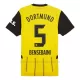 Camiseta Borussia Dortmund Bensebaini 5 Hombre 1ª Equipación 24/25