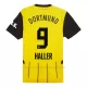 Camiseta Borussia Dortmund Haller 9 Hombre 1ª Equipación 24/25