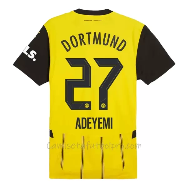 Camiseta Borussia Dortmund Karim Adeyemi 27 Hombre 1ª Equipación 24/25