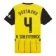 Camiseta Borussia Dortmund Nico Schlotterbeck 4 Hombre 1ª Equipación 24/25