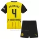 Camiseta Borussia Dortmund Nico Schlotterbeck 4 Niños 1ª Equipación 24/25