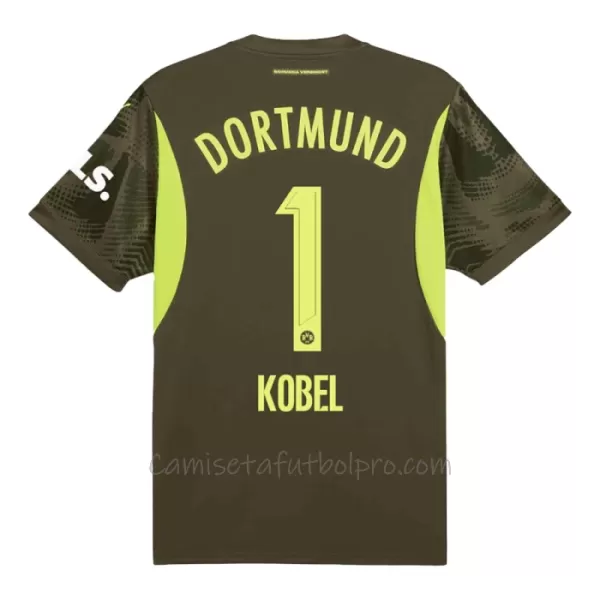 Camiseta Portero Borussia Dortmund Kobel 1 Hombre 2ª Equipación 24/25