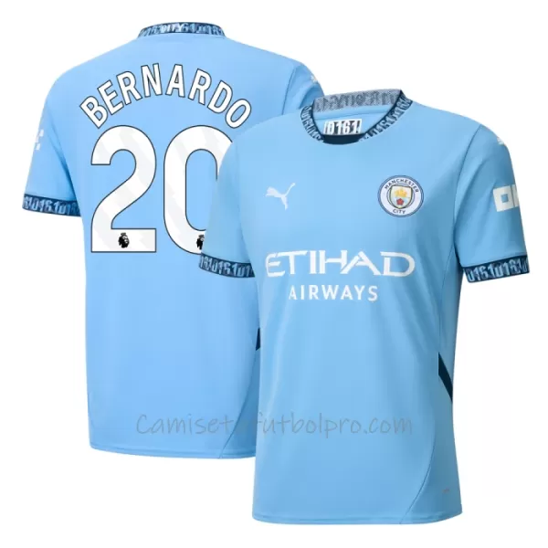 Camiseta Manchester City Bernardo Silva 20 Hombre 1ª Equipación 24/25