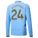 Camiseta Manchester City Champions 24 Hombre 1ª Equipación 24/25 Manga Larga