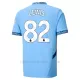 Camiseta Manchester City Rico Lewis 82 Hombre 1ª Equipación 24/25