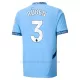 Camiseta Manchester City Rúben Dias 3 Niños 1ª Equipación 24/25