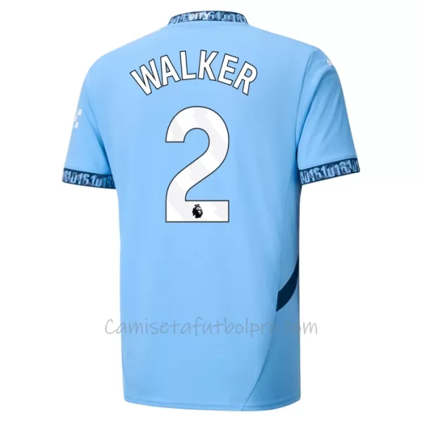 Camiseta Manchester City Walker 2 Hombre 1ª Equipación 24/25