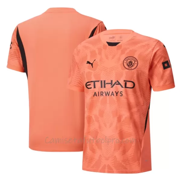 Camiseta Portero Manchester City Hombre 2ª Equipación 24/25