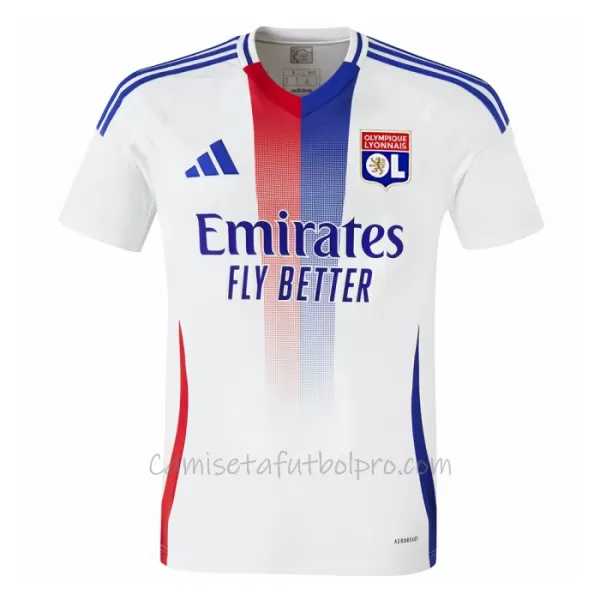 Camiseta Olympique Lyonnais Maxence Caqueret 6 Hombre 1ª Equipación 24/25