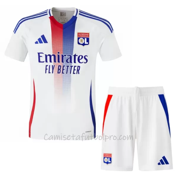 Camiseta Olympique Lyonnais Niños 1ª Equipación 24/25