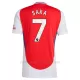 Camiseta Arsenal Bukayo Saka 7 Niños 1ª Equipación 24/25