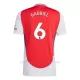 Camiseta Arsenal Gabriel 6 Hombre 1ª Equipación 24/25