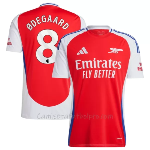 Camiseta Arsenal Martin Ødegaard 8 Hombre 1ª Equipación 24/25