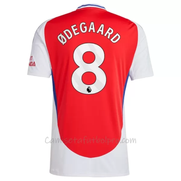 Camiseta Arsenal Martin Ødegaard 8 Hombre 1ª Equipación 24/25