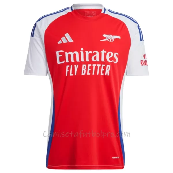 Camiseta Arsenal Martin Ødegaard 8 Niños 1ª Equipación 24/25