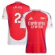 Camiseta Arsenal Saliba 2 Hombre 1ª Equipación 24/25