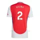 Camiseta Arsenal Saliba 2 Hombre 1ª Equipación 24/25