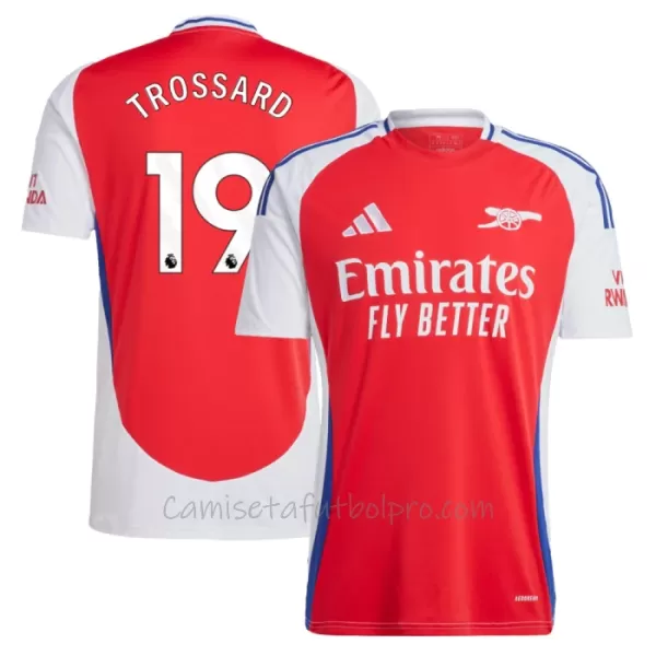 Camiseta Arsenal Trossard 19 Hombre 1ª Equipación 24/25