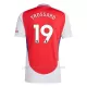 Camiseta Arsenal Trossard 19 Hombre 1ª Equipación 24/25