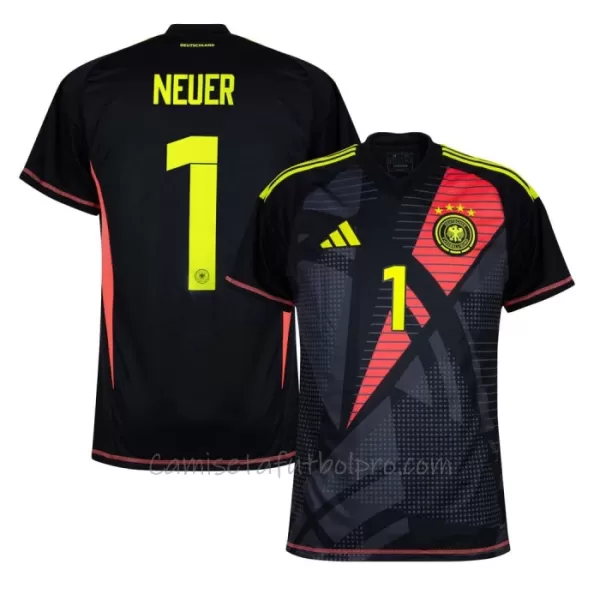 Camiseta Portero Alemania Manuel Neuer 1 Hombre 1ª Equipación Eurocopa 2024