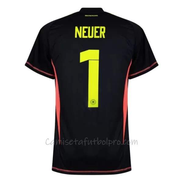 Camiseta Portero Alemania Manuel Neuer 1 Hombre 1ª Equipación Eurocopa 2024