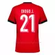 Camiseta Portugal Diogo Jota 21 Hombre 1ª Equipación Eurocopa 2024