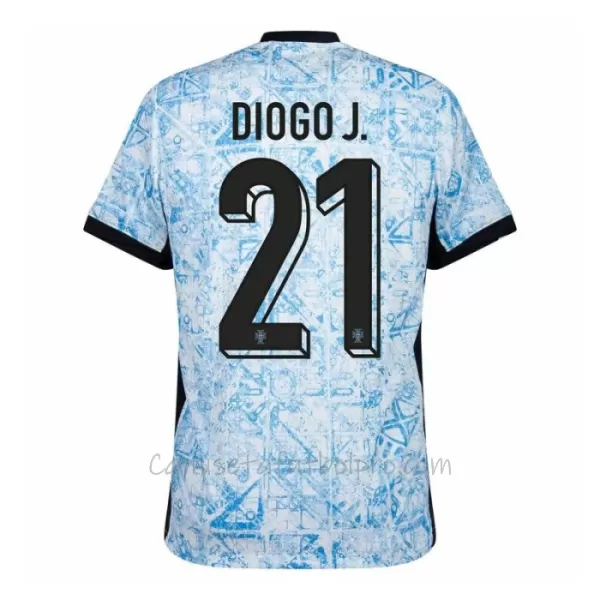 Camiseta Portugal Diogo Jota 21 Hombre 2ª Equipación Eurocopa 2024