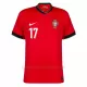 Camiseta Portugal Rafael Leão 17 Hombre 1ª Equipación Eurocopa 2024