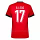 Camiseta Portugal Rafael Leão 17 Hombre 1ª Equipación Eurocopa 2024