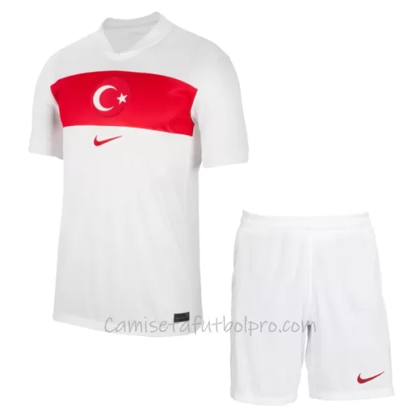 Camiseta Türkiye Niños 1ª Equipación Eurocopa 2024