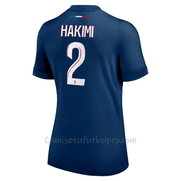 Camiseta Paris Saint-Germain Achraf Hakimi 2 Mujer 1ª Equipación 24/25