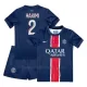 Camiseta Paris Saint-Germain Achraf Hakimi 2 Niños 1ª Equipación 24/25