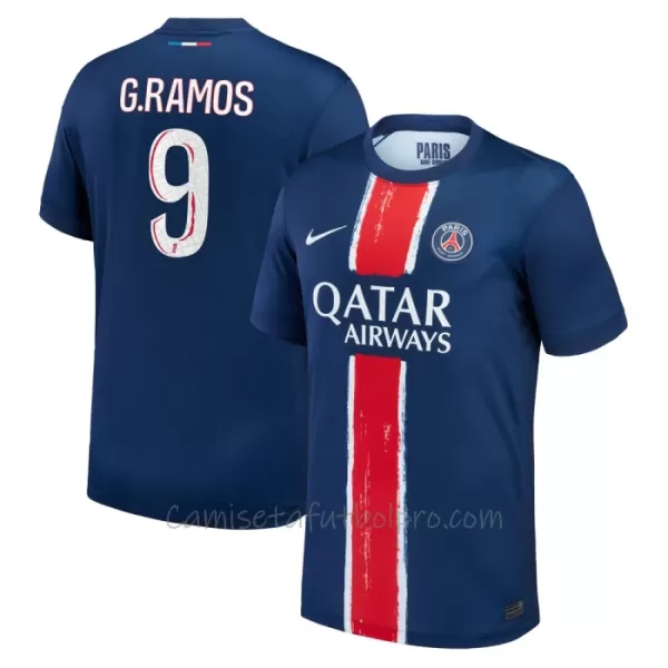 Camiseta Paris Saint-Germain Goncalo Ramos 9 Hombre 1ª Equipación 24/25