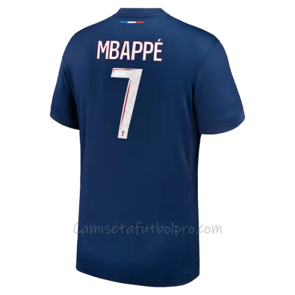 Camiseta Paris Saint-Germain Kylian Mbappé 7 Hombre 1ª Equipación 24/25