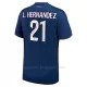 Camiseta Paris Saint-Germain Lucas Hernandez 21 Hombre 1ª Equipación 24/25